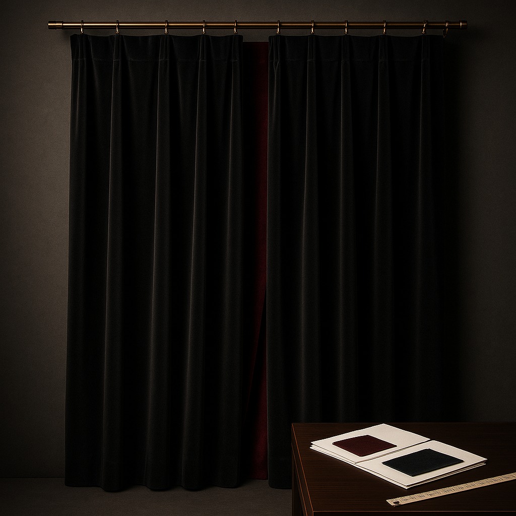 Black Theatre Curtain